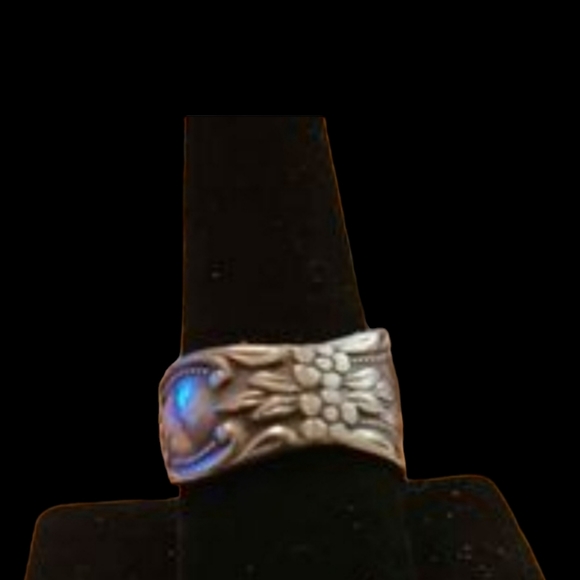 Boho Vintage Flatware Thumb Ring Size 9 - Picture 2 of 6